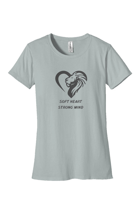 "Soft Heart, Strong Mind" Women's 100% Organic Cotton T-Shirt