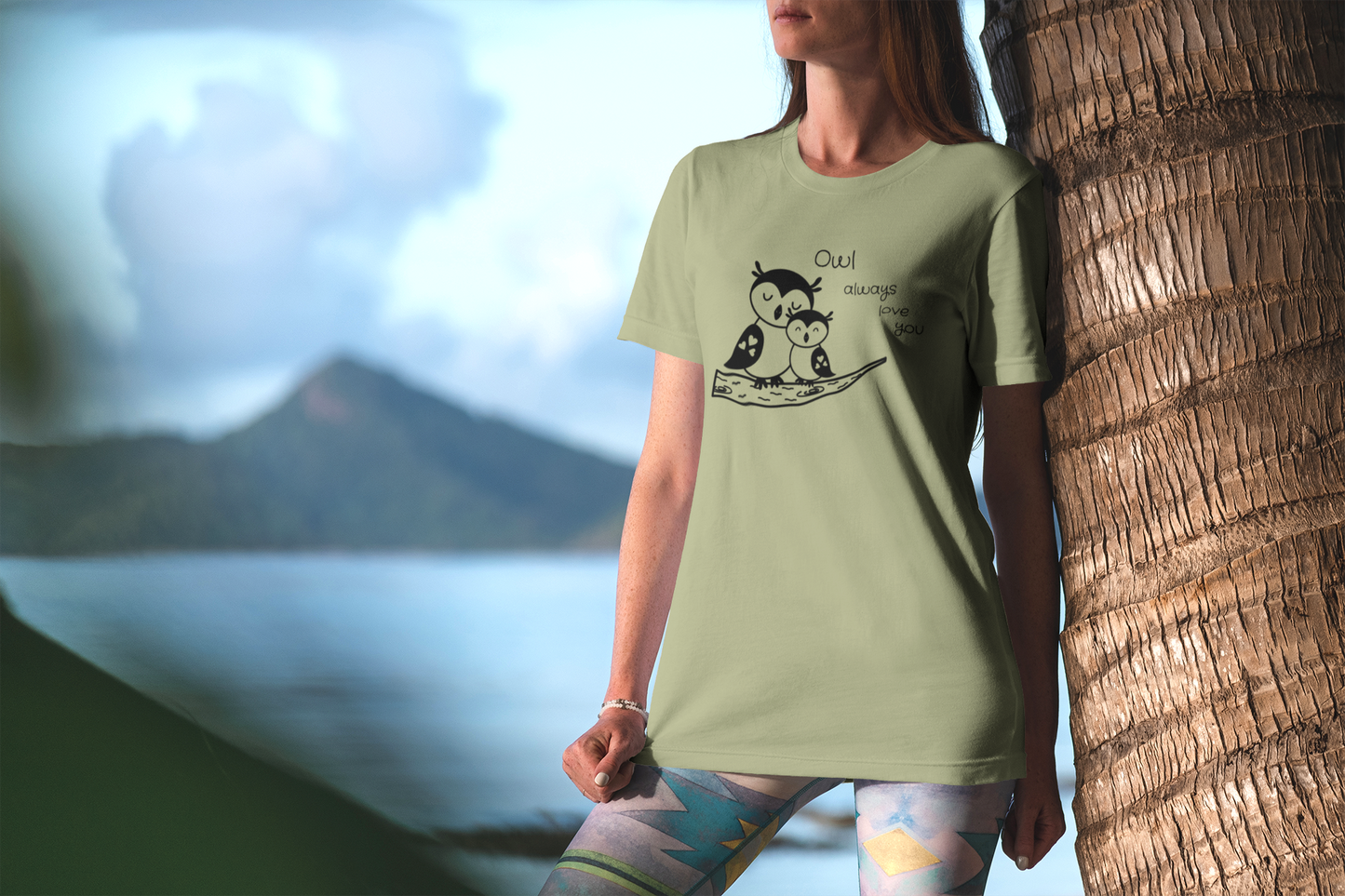 "Owl always love you" 100% Organic Cotton Women's T Shirt