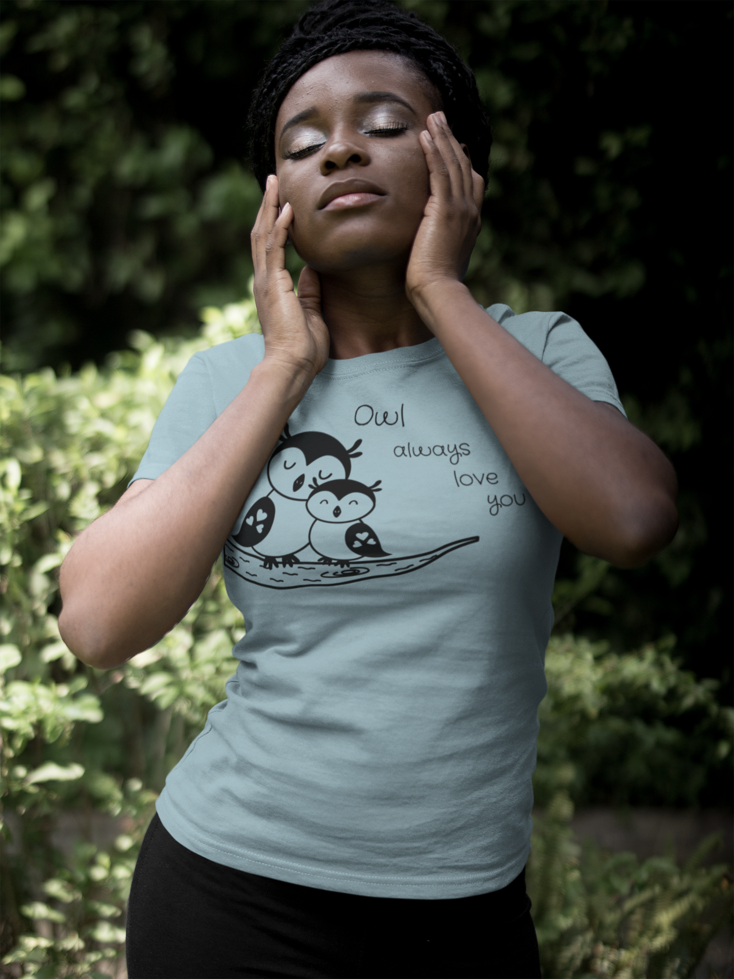 "Owl always love you" 100% Organic Cotton Women's T Shirt